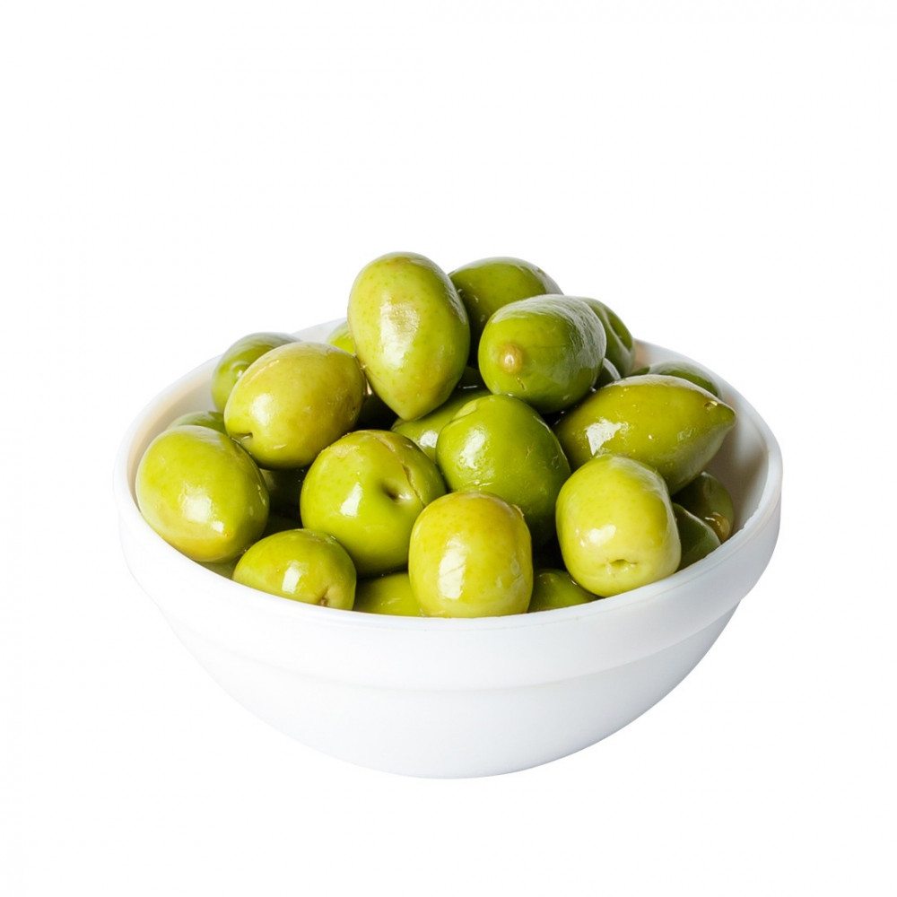Zaļās olīvas ar kauliņiem un zemu sāls saturu Alinada, 2.5kg