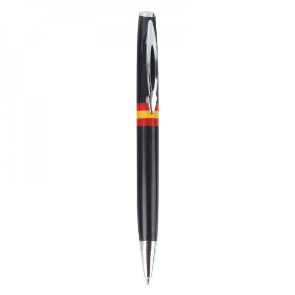 Pildspalva ar spānijas karogu, melna.