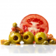 Zaļās olīvas Manzanilla bez kauliņiem ar tomātiem, 2.4kg