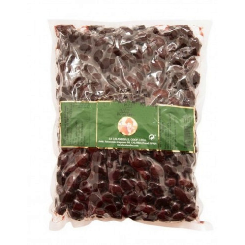 Vītinātas melnās olīvas ar kauliņiem eļļā, 2.5kg